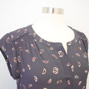 NWT split neck blouse